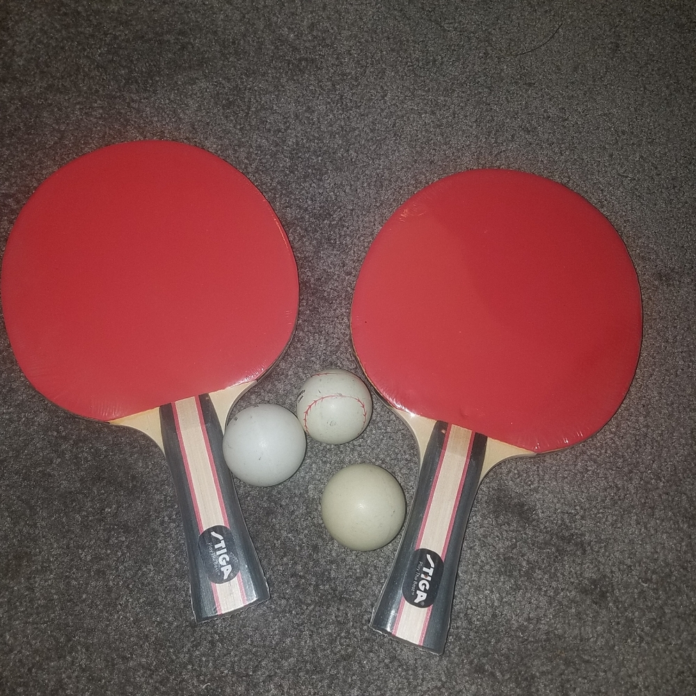 Stiga Ping Pong Paddles.